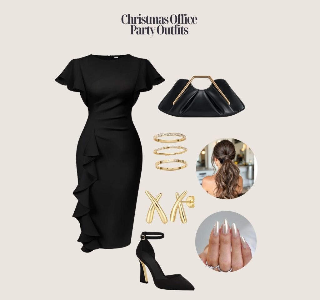 holiday office party outfit