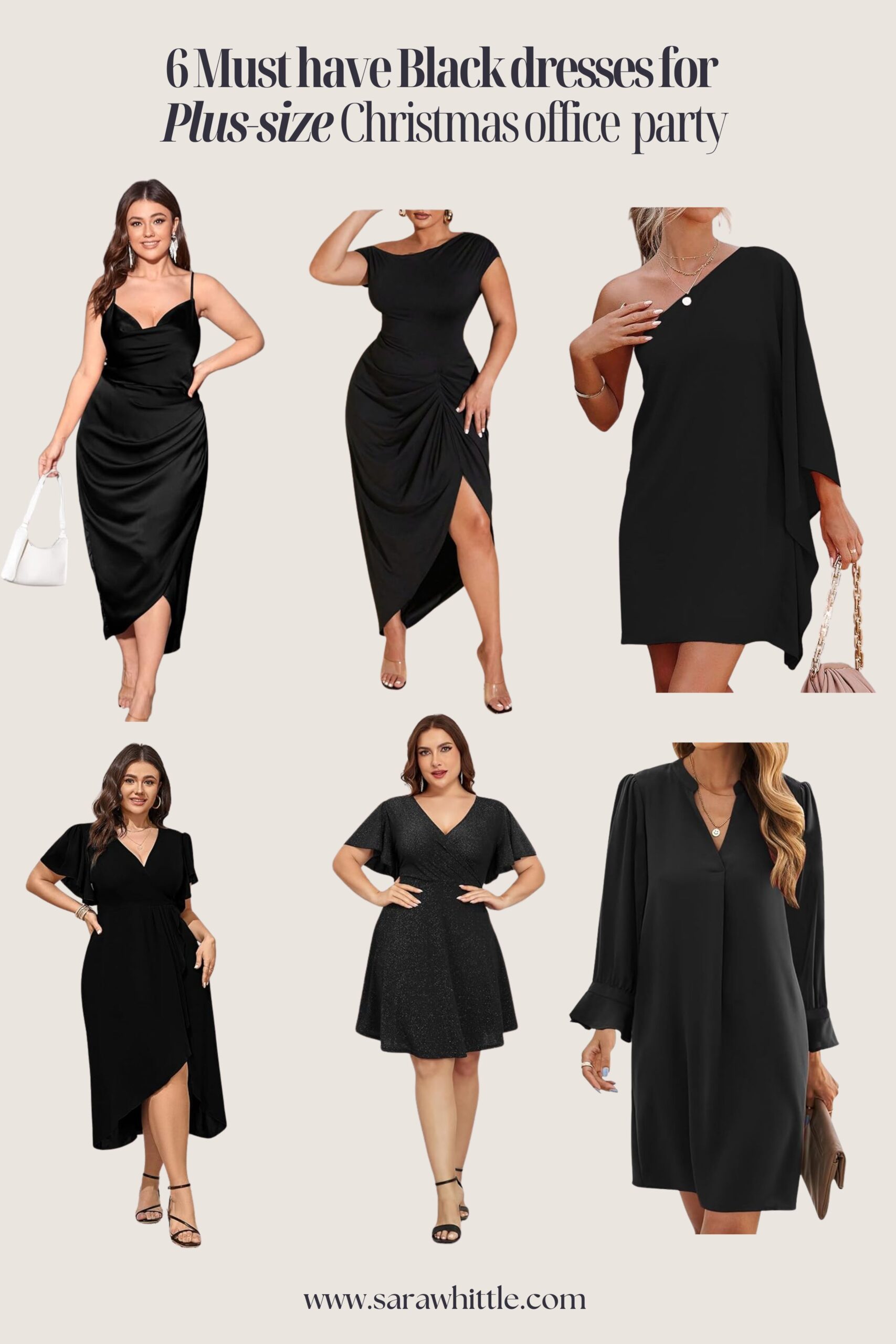 Office2 (1) 6 must have black dresses for plus size christmas office party