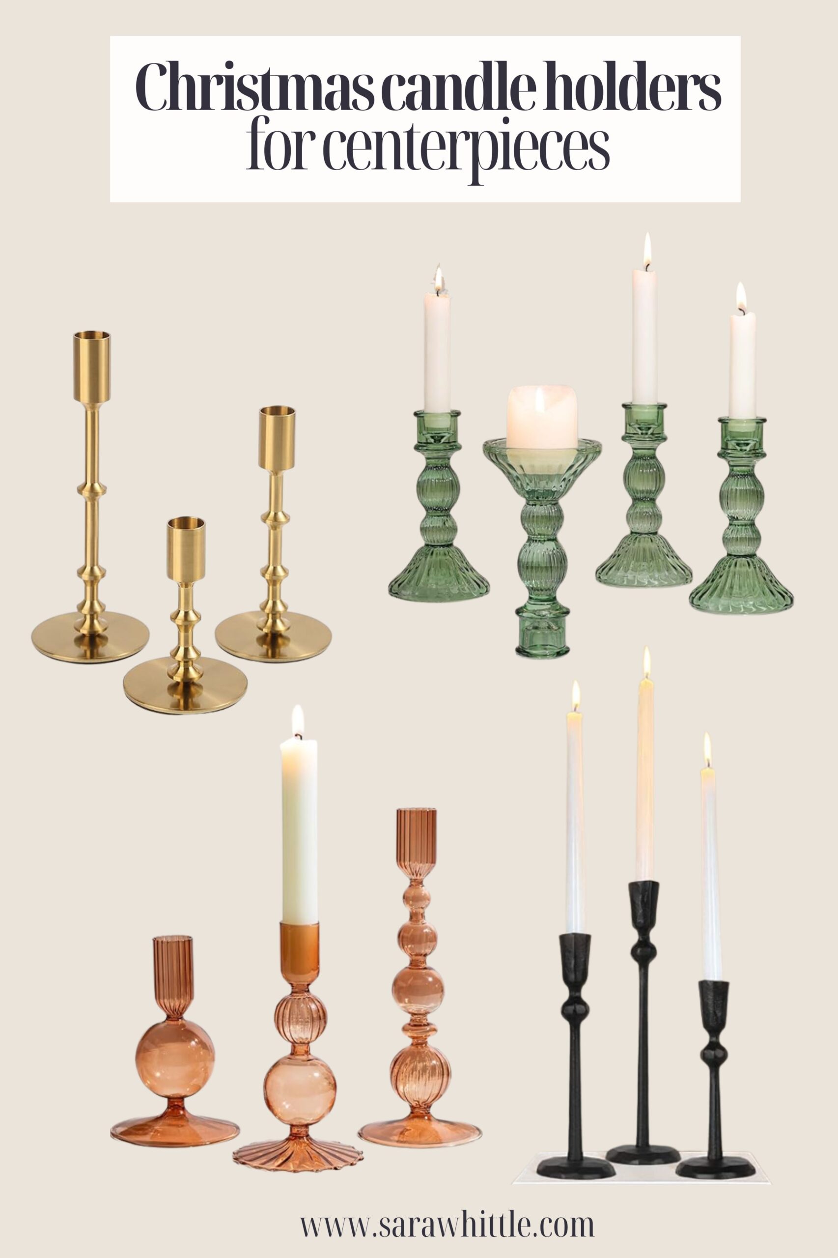Christmas centerpieces  for round tables (2)