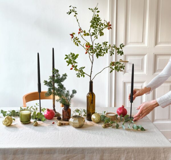 christmas table centerpices