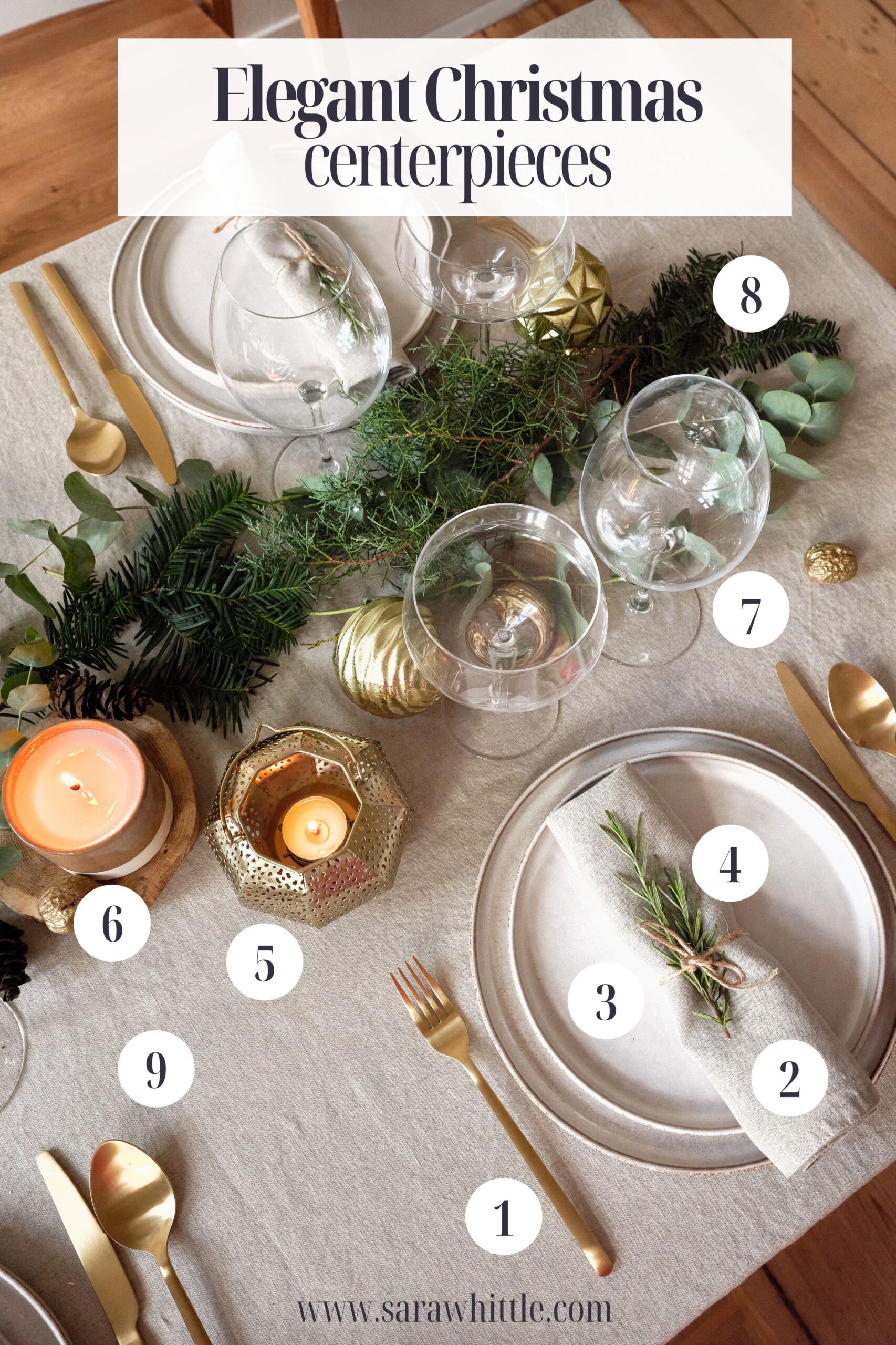 Elegant Christmas centerpieces (3)