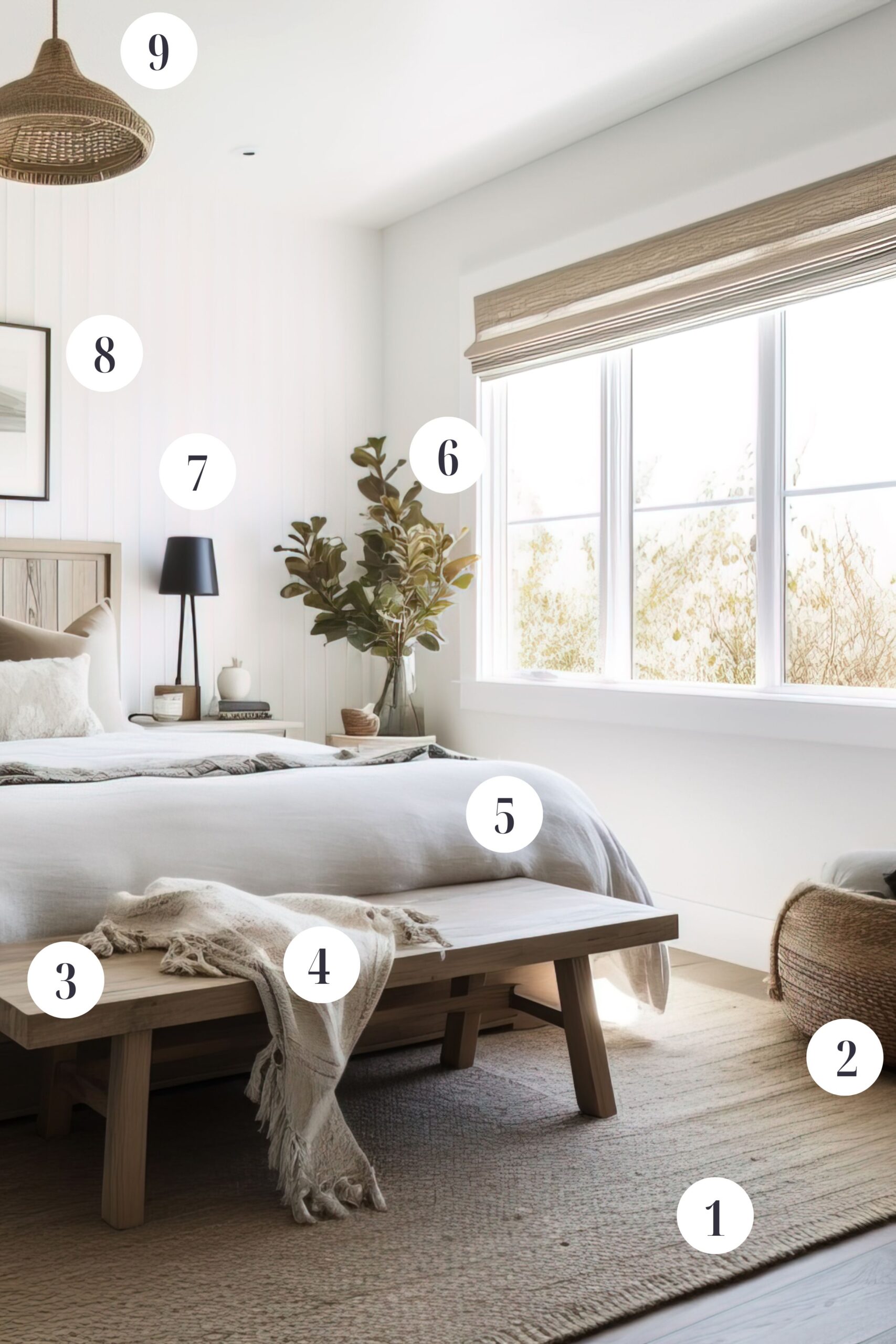cozy white bedroom 