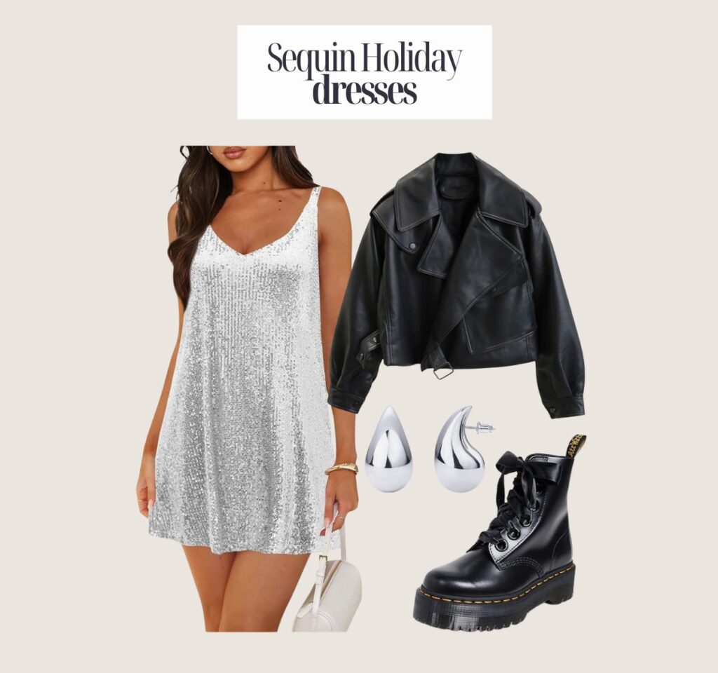 sequin holiday dresses