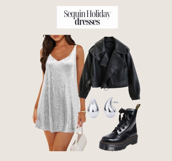 sequin holiday dresses