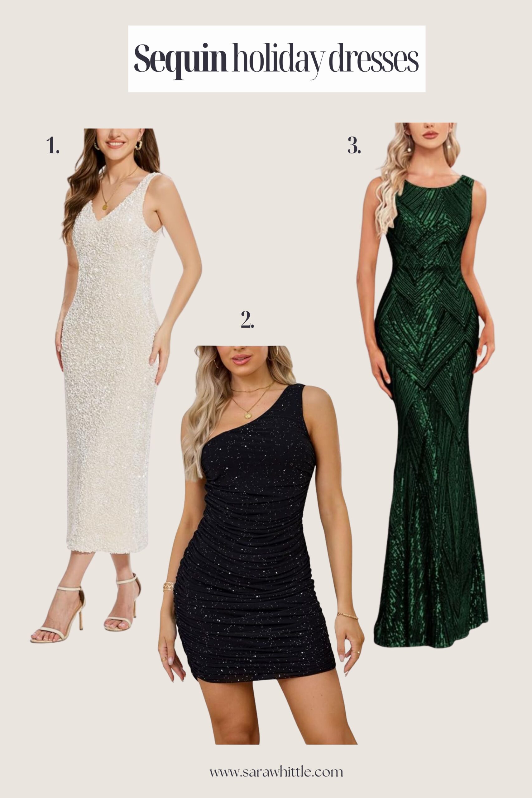 sequin holiday dresses