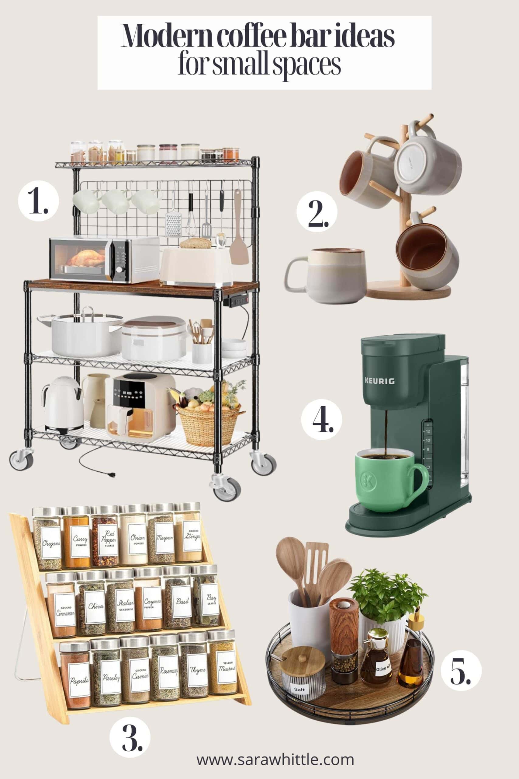 modern coffee bar ideas for small spaces