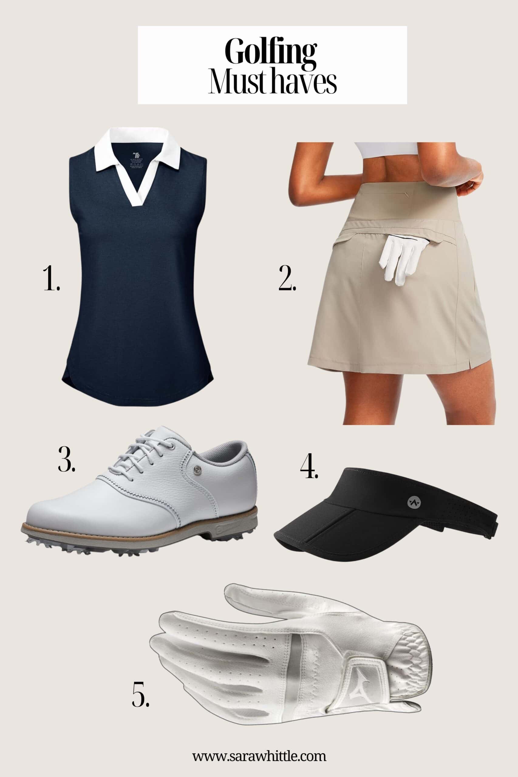 golfing outfits for women

