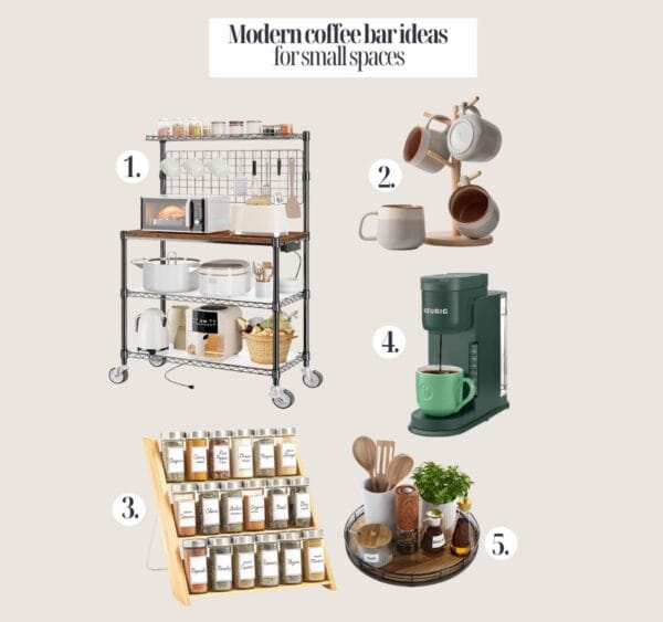 modern coffee bar ideas for small spaces